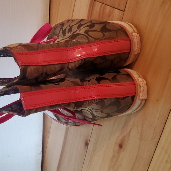 Y2K Coach Hightop Brown and Pink - Picture 7 of 8
